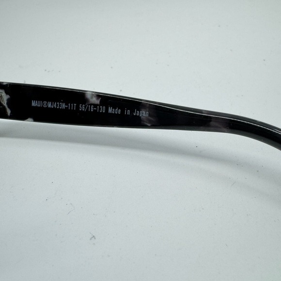 Maui Jim Koki Beach MJ433N-11T Black Gray Tortoise Sunglasses Frames H11041 - Picture 6 of 7